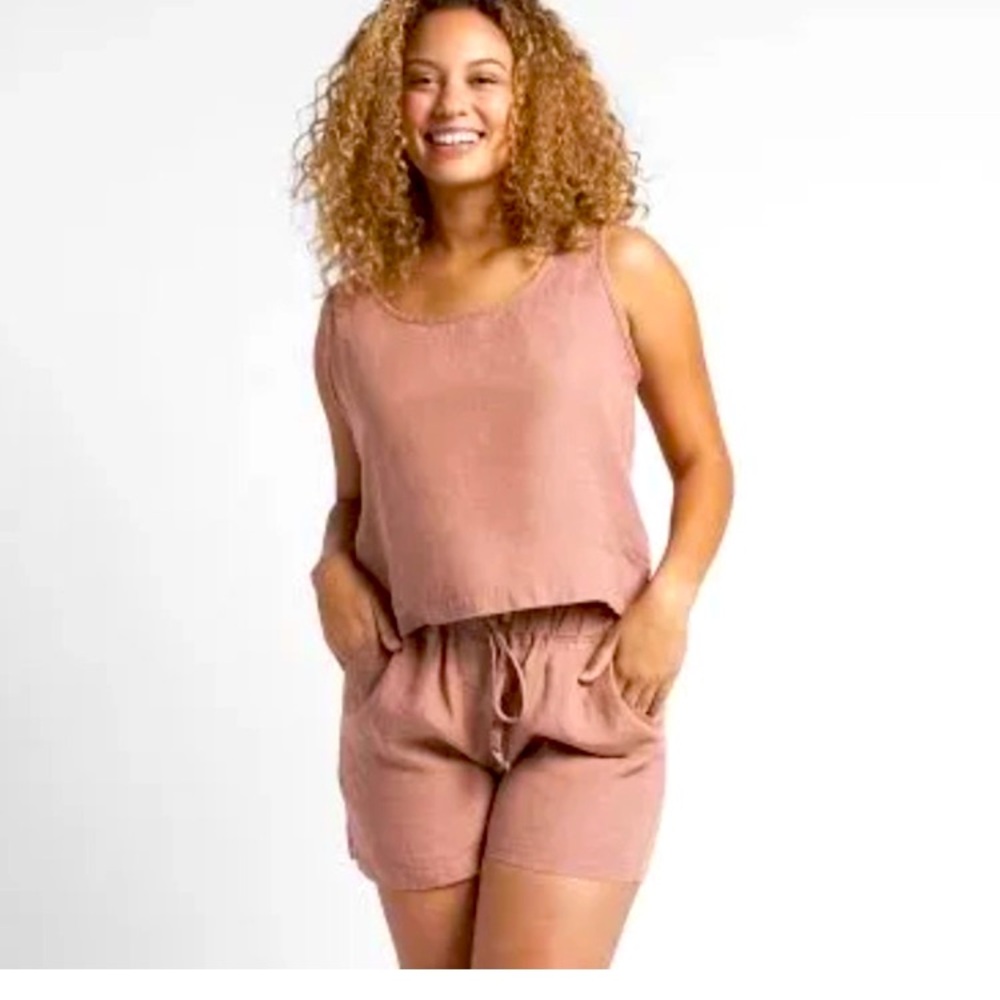 NEW Luxury Linen Parachute PJ Set